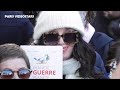 Isabelle ADJANI manifeste lors la Marche silencieuse pour la Paix @ Paris le 19 novembre 2023