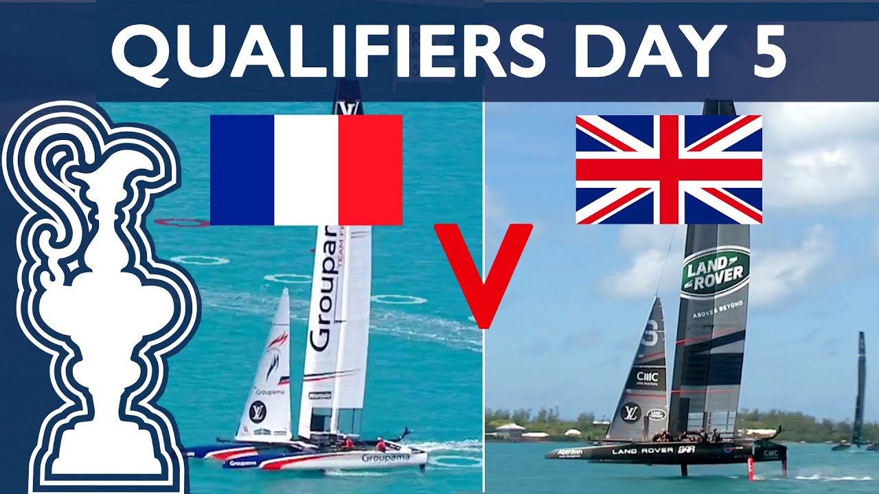 35th America's Cup LV Qualifiers Race 7 FRA vs. GBR | AMERICA'S CUP
