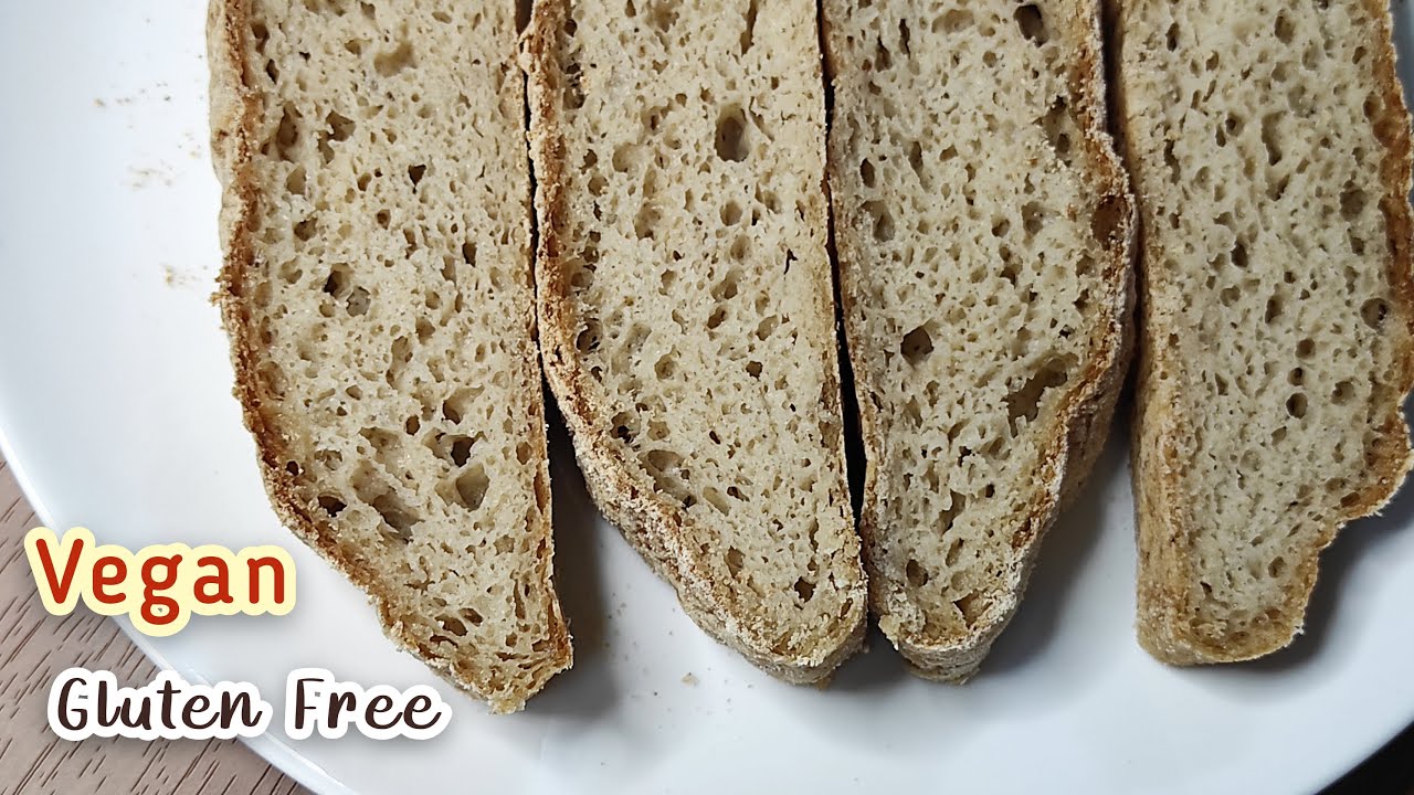 RUSTIC ARTISAN BREAD, ROTI TAWAR GLUTEN FREE TANPA TELUR - YouTube