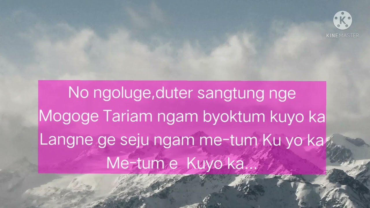 Duter Sangtung BAMANG LORAM  Nyishi Song  lyrics with song 
