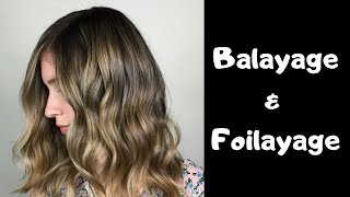 BALAYAGE  +  FOILAYAGE TECHNIQUE  with OLAPLEX   STEP by STEP GOLDEN BLONDE BALAYAGE