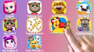 Ragdoll Break,Talking Tom,Annoying Uncle Punch Game,Talking Juan,My Talking Angela 2,My Talking Hank screenshot 4