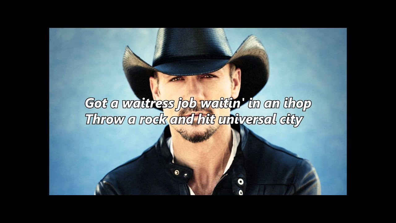 Tim McGraw - California (Lyrics Video) - YouTube
