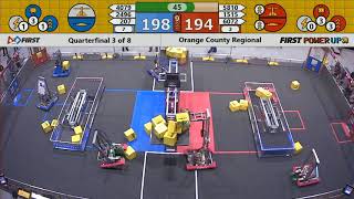 Quarterfinal 3 - 2018 Orange County Regional