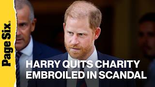 Prince Harry steps down from African charity after abuse scandal