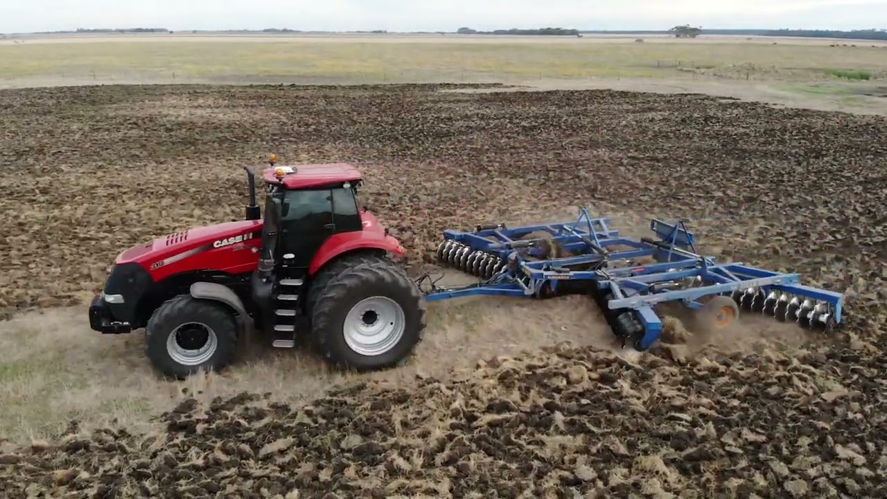 Offset Discing with a Grizzly Field Boss