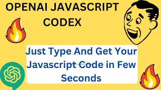 Beginner to Master: OPENAI Javascript #codex Sandbox, Generate Code in Few Seconds #chatgpt #openai