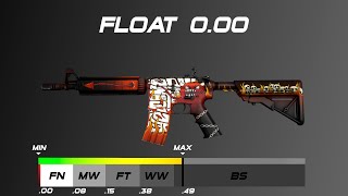 CSGO M4A4 | Hellfire - Skin wear/float