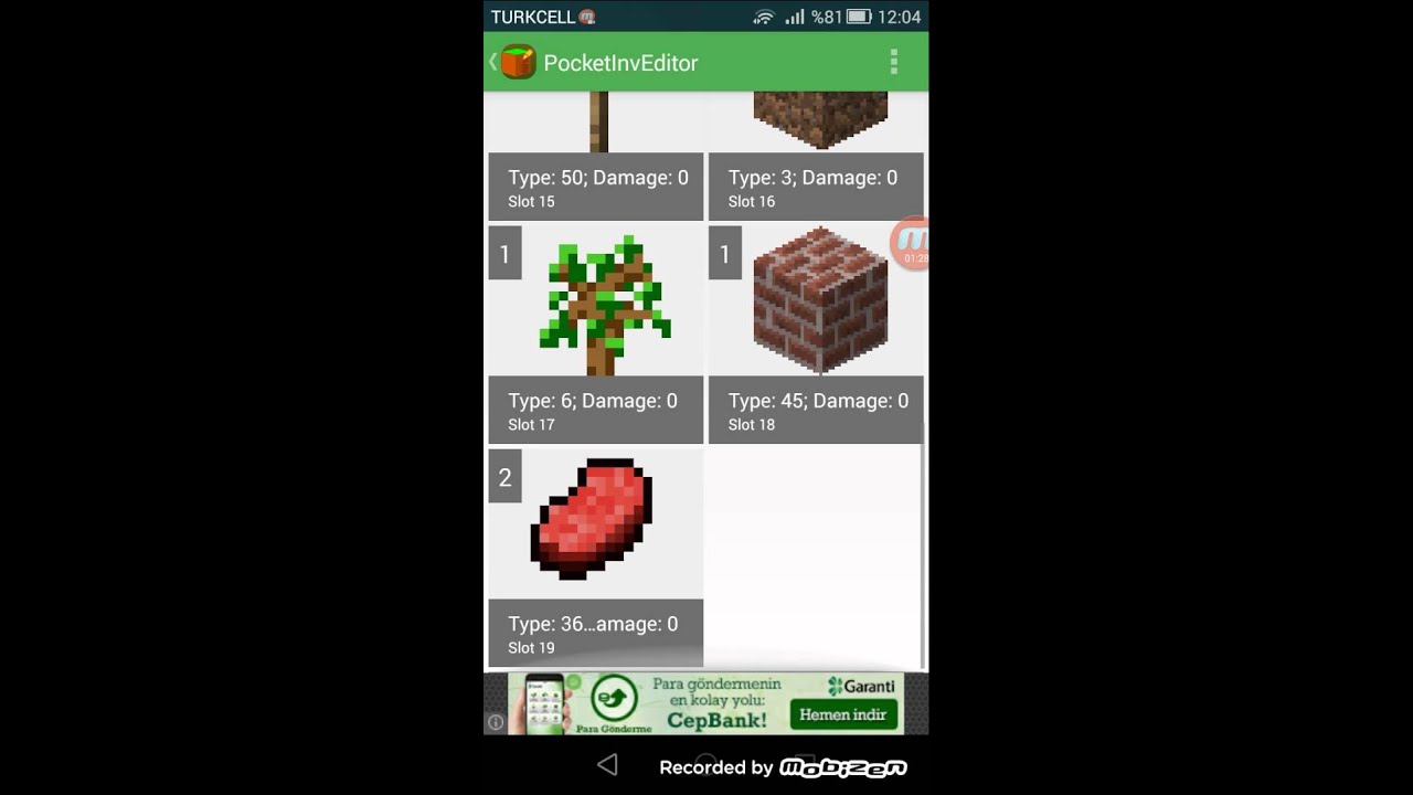 Minecraft pocket oyun hilesi YouTube