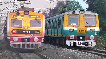 Different Model Unique Livery Colourful EMU Trains Skip Back to Back | Katwa-Howrah Galloping Local