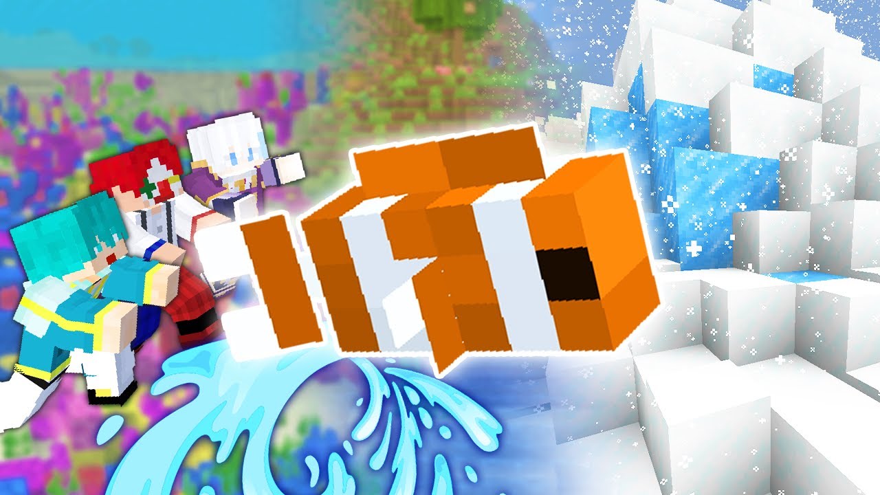 【マイクラ】どうしても熱帯魚を雪山に連れて行きたい男たち【マインクラフト】