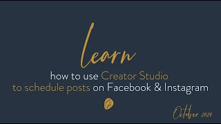 How to Use Facebook Creator Studio: Desktop