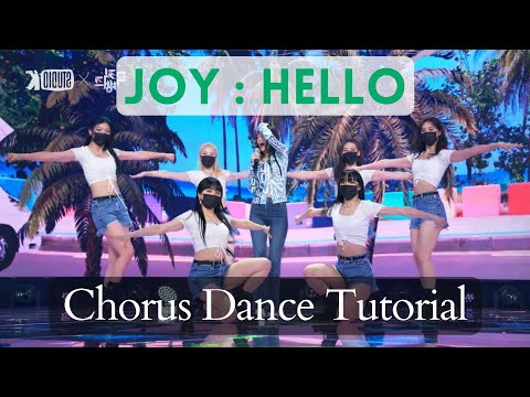 [JOY (Red Velvet) - Hello] CHORUS Dance Tutorial Mirrored Slow (60%, 80%, 100%)