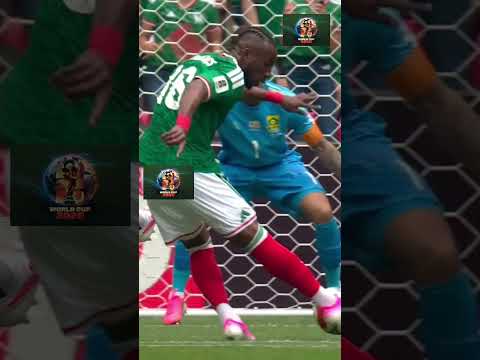 FIRST GOAL BYJULIÁN QUIÑONES #worldcup #fifa #mexicovssouthafrica  #footballvideo #goal