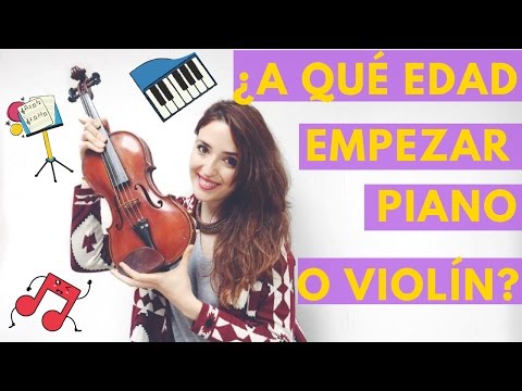 A qué edad empezar clases de piano/violín + 5 cosas que deberías saber