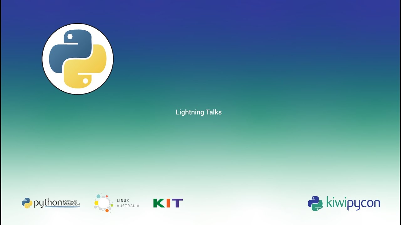 Thumbnail for Kiwi PyCon 2025 Lightning talks