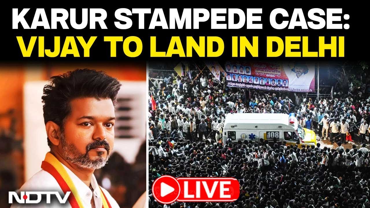 Vijay News LIVE | TVK Vijay In Delhi LIVE | Vijay In Delhi | TVK Vijay | Vijay To Appear Before CBI