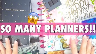 TIPS FOR USING MULTIPLE PLANNERS | WHY I USE 8 HAPPY PLANNERS