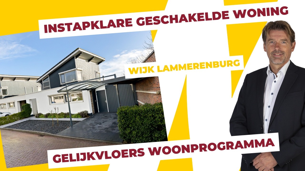 Instapklare, geschakelde woning met gelijkvloers woonprogramma, Rietkraag 33 Vlissingen
