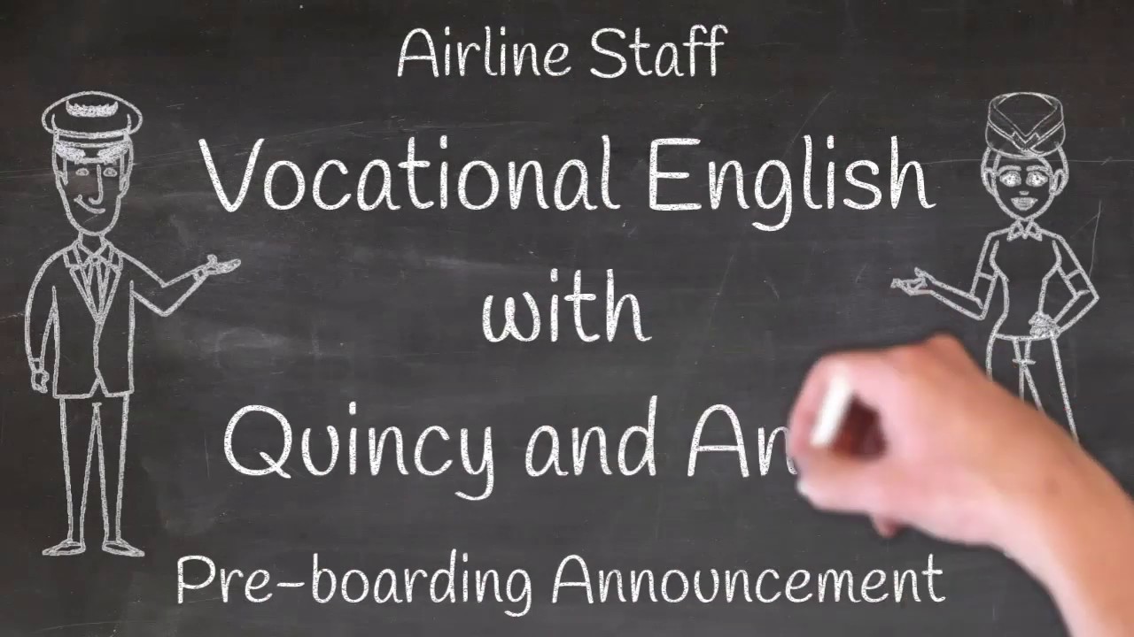 Airline Staff Preboarding Announcement YouTube