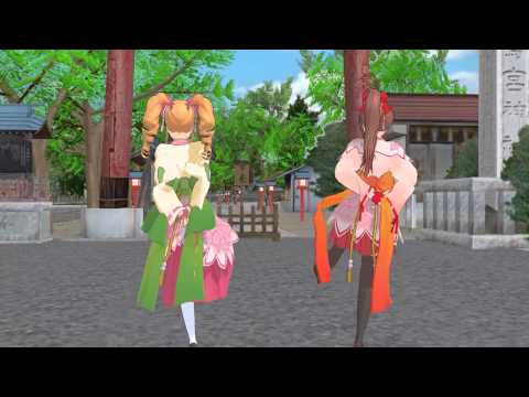【あみたん娘】メランコリックをカノンとセシルが踊ってみた【MMD】