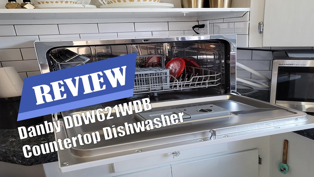 Danby 6 Place Setting Countertop Dishwasher White DDW621WDB