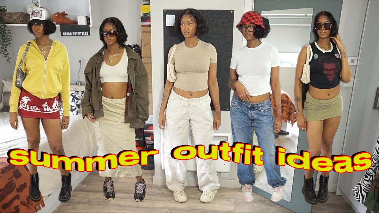 summer outfit ideas + lookbook! giving you all the aesthetics YouTube