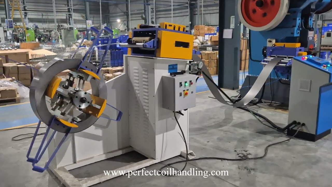 2 In 1 Decoiler with Straightener & NC Servo Roll Feeder - Total Automation Line (111)