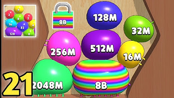 Blob Merge 3d - Gameplay Walkthrough Part 21 - All Max levels 334-347 (Android, iOS)