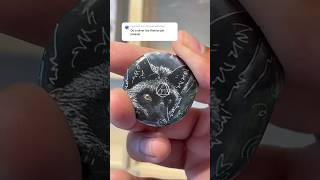 Silver Fox Button Pin #therian #therianthropy  #silverfox #fox #buttonpin #badge #cutefox
