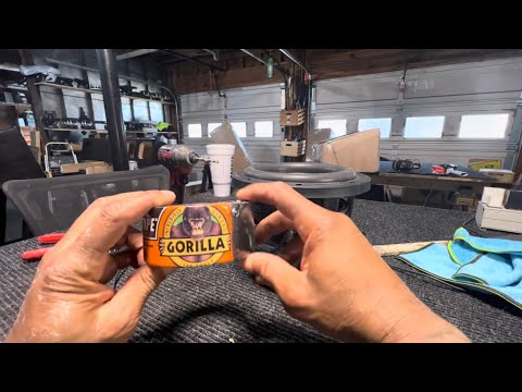 How To Repair A Tear/Punture In A Subwoofer Surround!!…Seamlessly