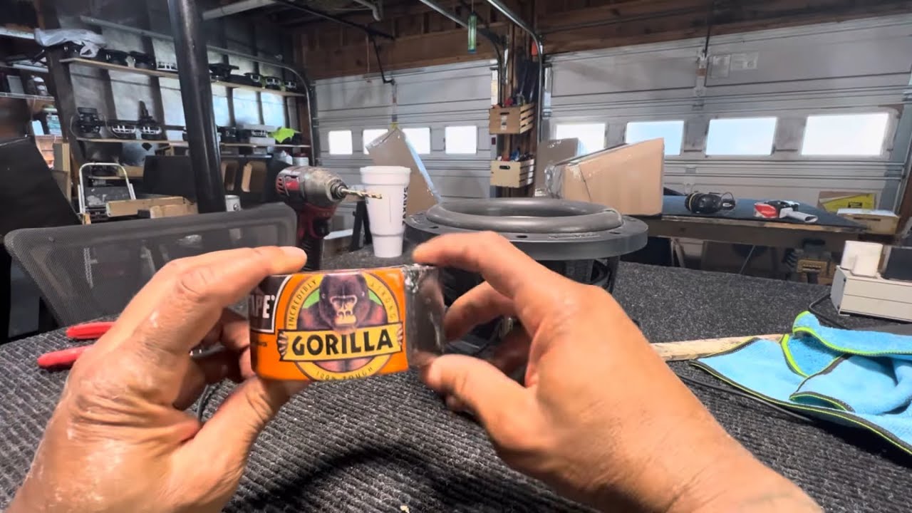 How To Repair A Tear/Punture In A Subwoofer Surround!!…Seamlessly