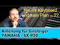 Erstes Yamaha Keyboard SX 920 Und Kein Plan