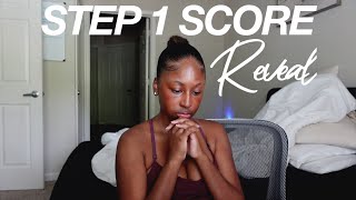 My raw Step 1 score reveal