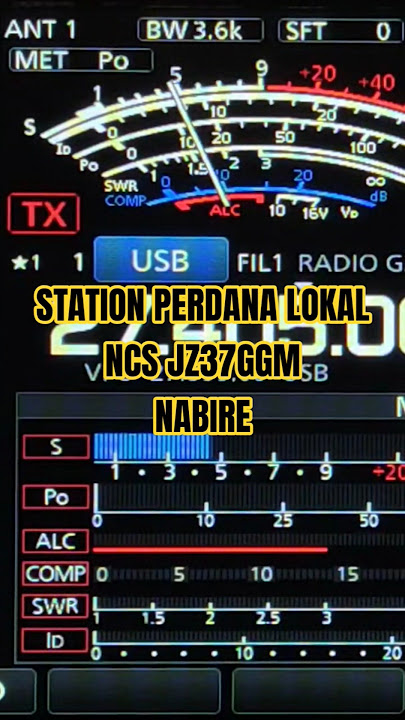 STATION PERDANA LOKAL NCS JZ37GGM • NABIRE #shorts #video #cbradio #11meter #radio #ssb #hfradio #hf