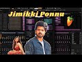 Jimikki ponnu song maklng  fl studio  sm music tech  varisu  thalapathy  thaman