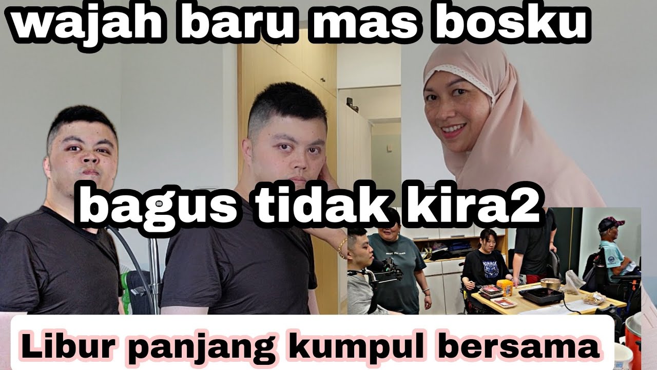 Wajah Baru Mas Bosku ⁉️bagus tidak kira2 ⁉️Masak makan bakcang ba........?