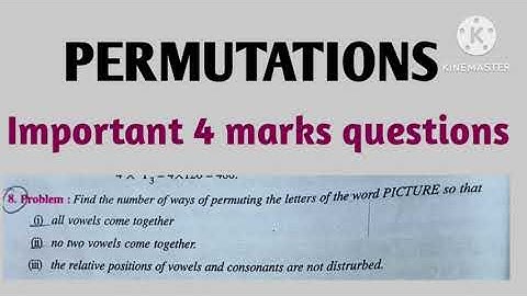 permutations| 4 marks in maths-2A| intermediate@srimathworld