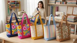 This trendy tote bag is selling like hotcakes at many stores 💟 Gift Sewing Ideas 💟