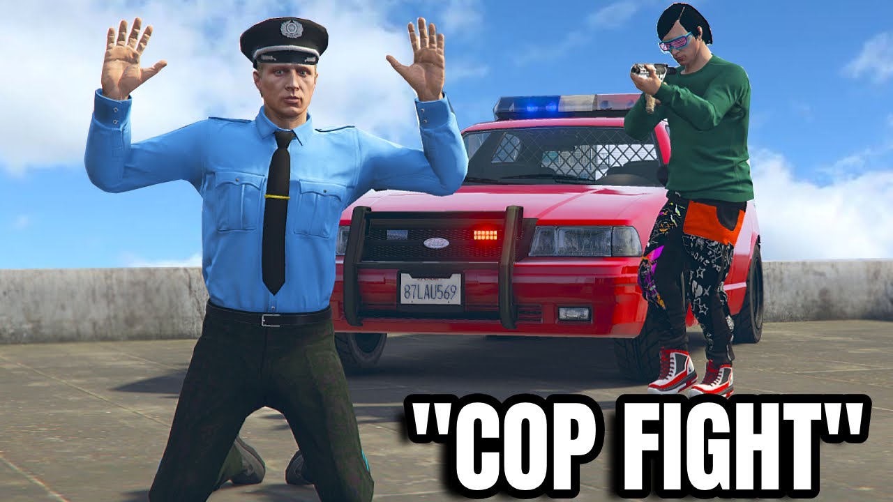 Fighting The Entire PD in GTA 5 RP - YouTube