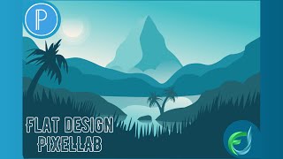 Cara membuat flat design di Pixellab | Android screenshot 3