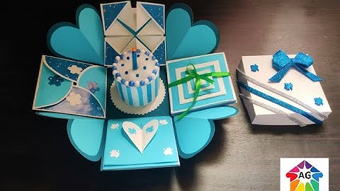 Explosion Box Tutorial | Birthday Box | How to Make Explosion Box