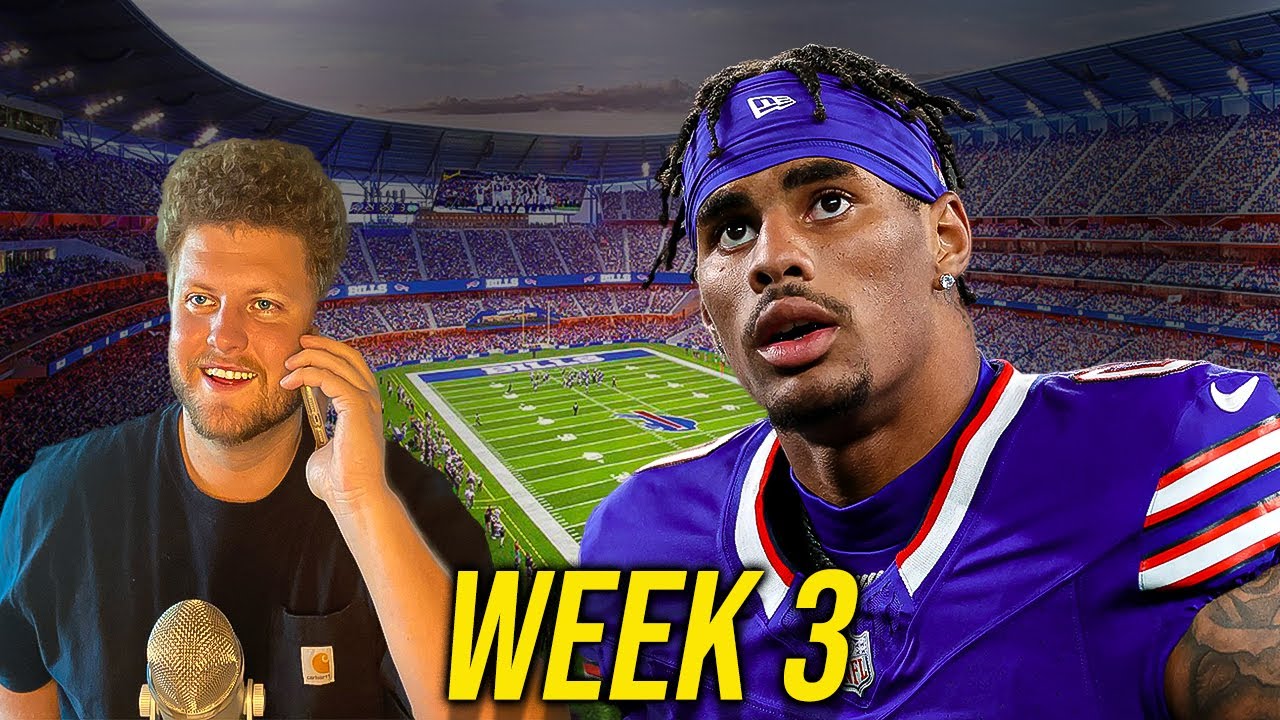 Answering Week 3 Fantasy Football Questions LIVE! (Start/Sit Keon Coleman)