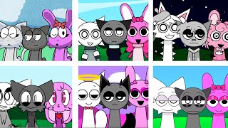 Incredibox - Sprunki But Only Pinki And Wenda And Gray In Different Mods