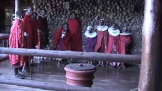 Masai Warriors Dance at Ngorongogo Crater