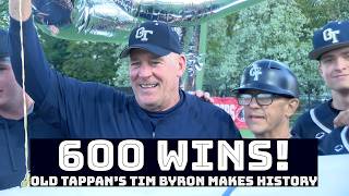 Old Tappan 5 Bergen Catholic 1 | HS Baseball | Tim Byron 600th Career Win!