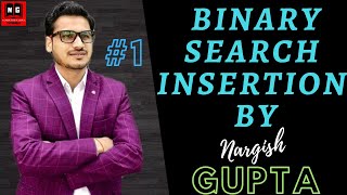 Binary Search Tree Insertion in Data Structure | BST Insertion | Binary Search Tree | PART 3.1