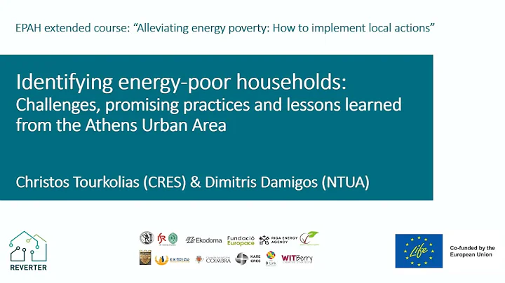 Identifying energy poor households: Challenges and lessons learned from the research perspective