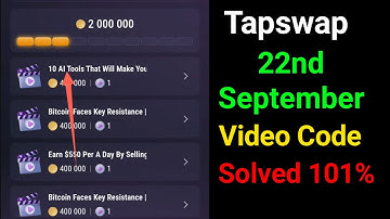 10 AI Tools That Will Make You Rich Tapswap Video Code | 10 Ai Tools That Will Make You Rich Code