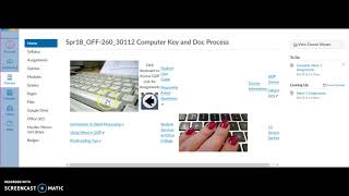Orientation Computer Keyboarding Spring 2018